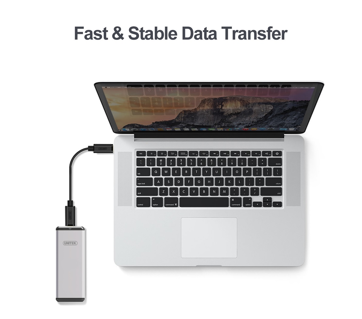 Unitek USB3.0 M.2 SSD SATA Aluminium Enclosure Y-3365