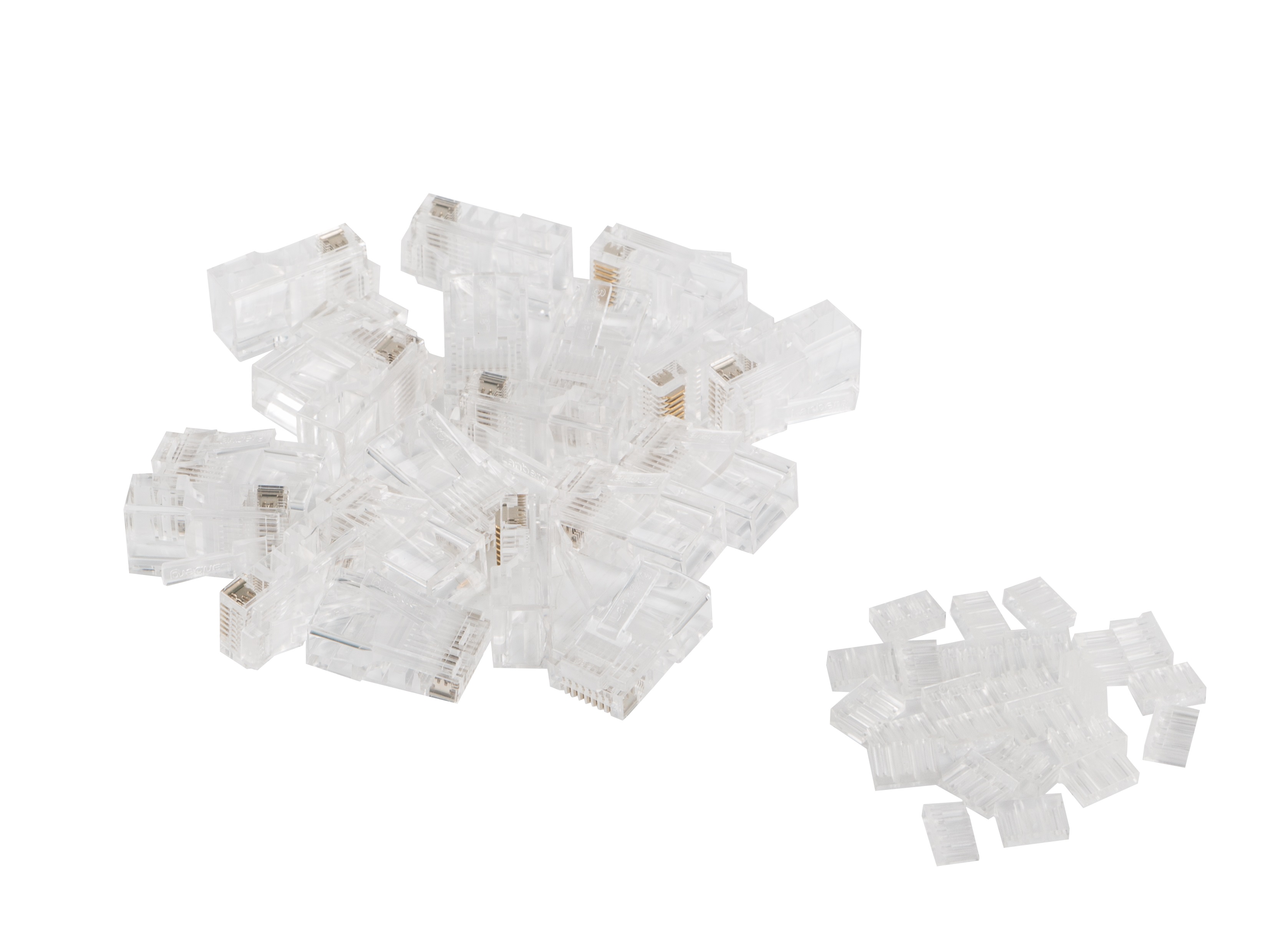 Lanberg CAT6 UTP RJ45 Ethernet Plugs with Guide (20PCS)