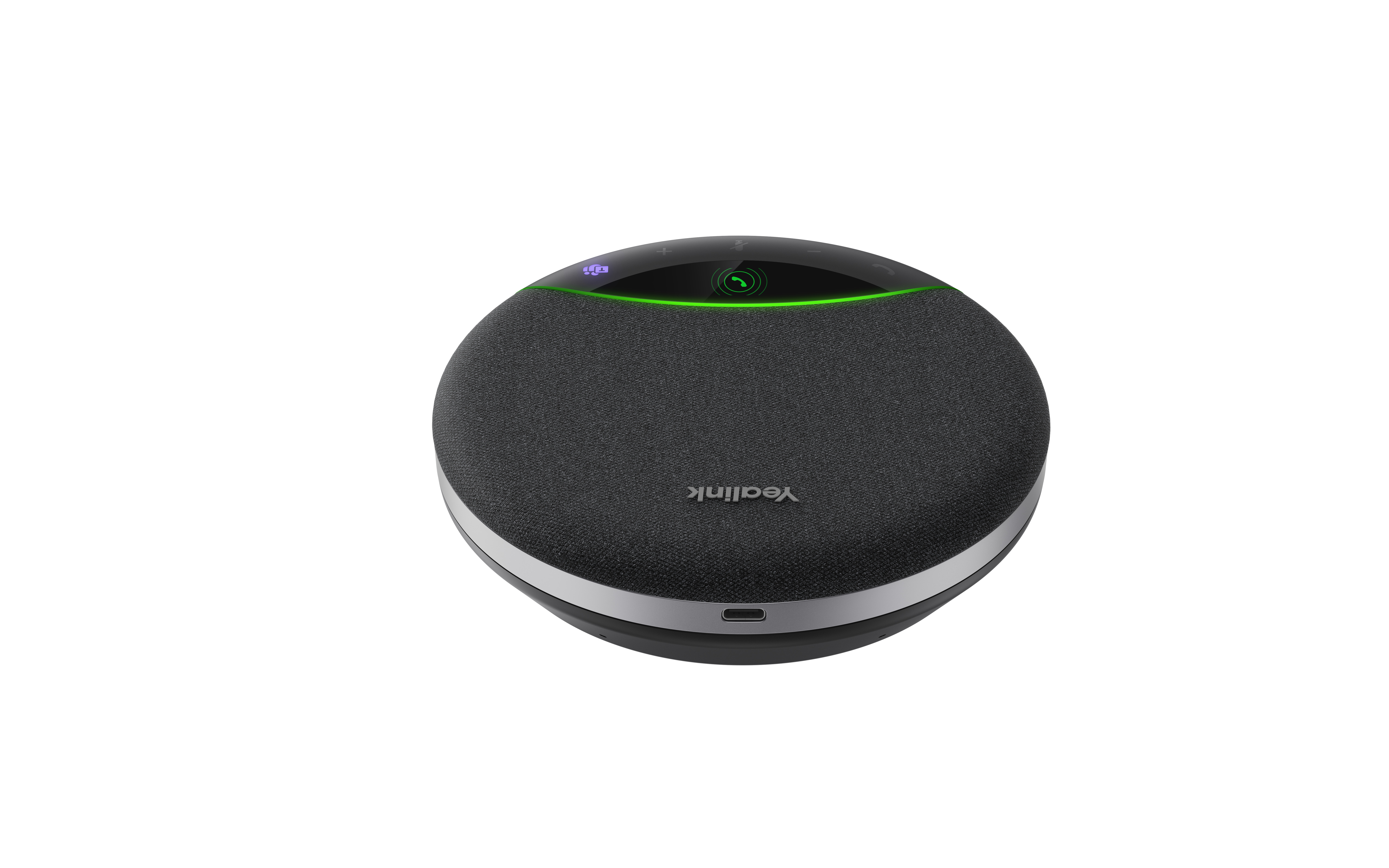 Yealink Speakerphone Bluetooth Portable, AI Microphone, 5m Voice Pickup, DaisyChain, LCD  & BT Dongle SP96 USB-C/A