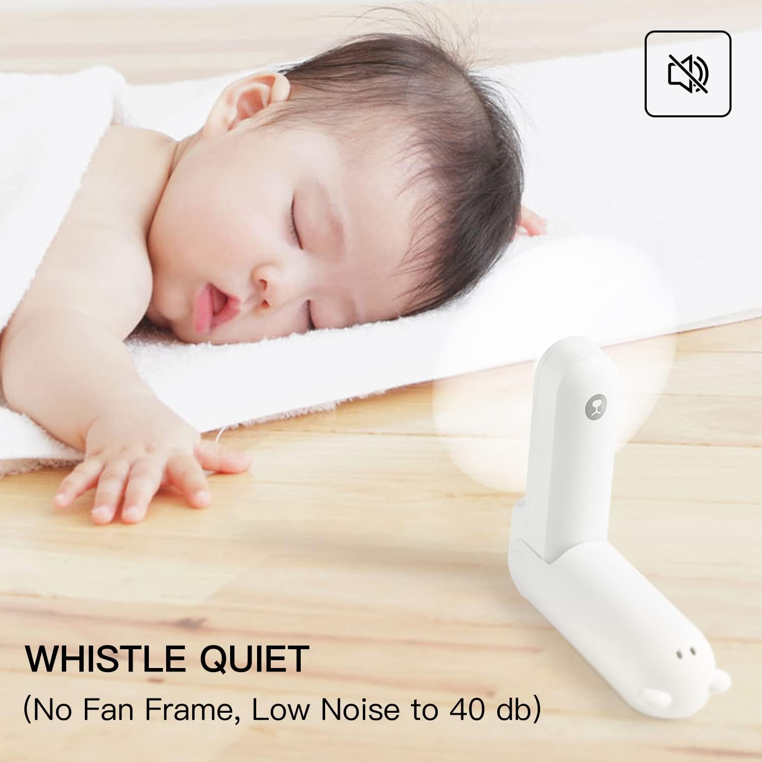 Jisulife Portable Personal Fan F8X Plus White