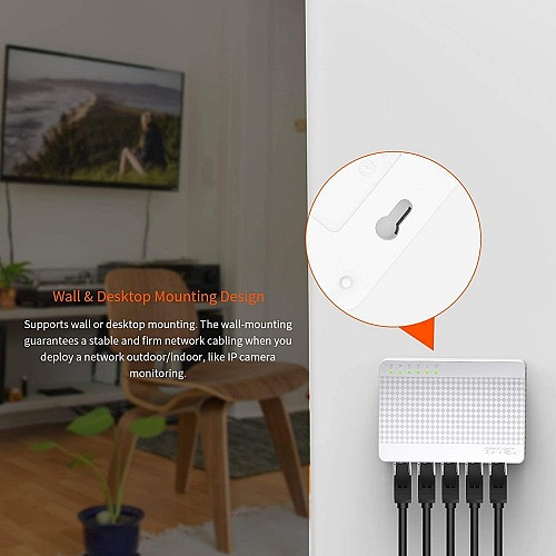 Tenda S105 5-Port Ethernet Switch 10/100