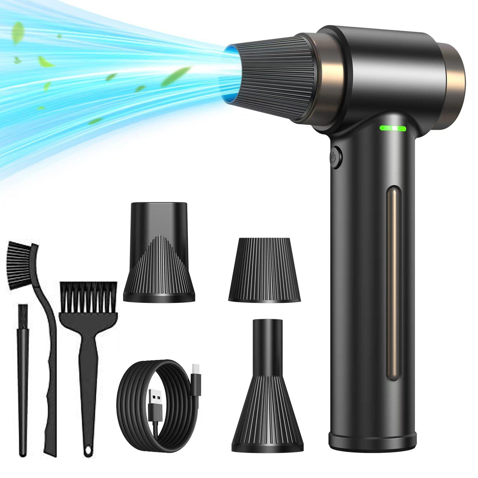 Lumivida Vacuum Cleaner, Turbine Blower Air Duster, Dryer, Inflater Rechargeable FAN02-8