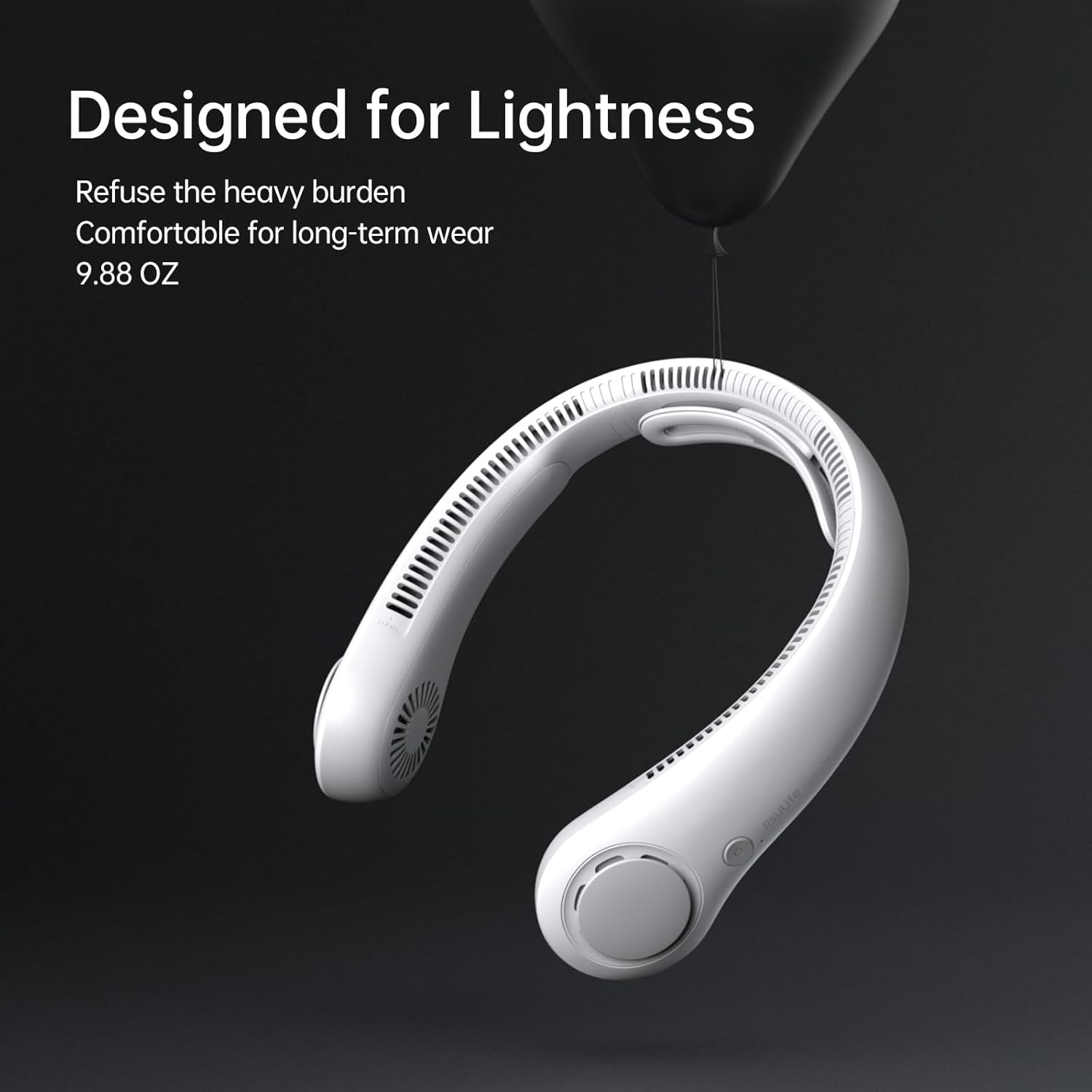Jisulife Neck Fan Bladeless 5000mAh NECK FAN 4 Grey