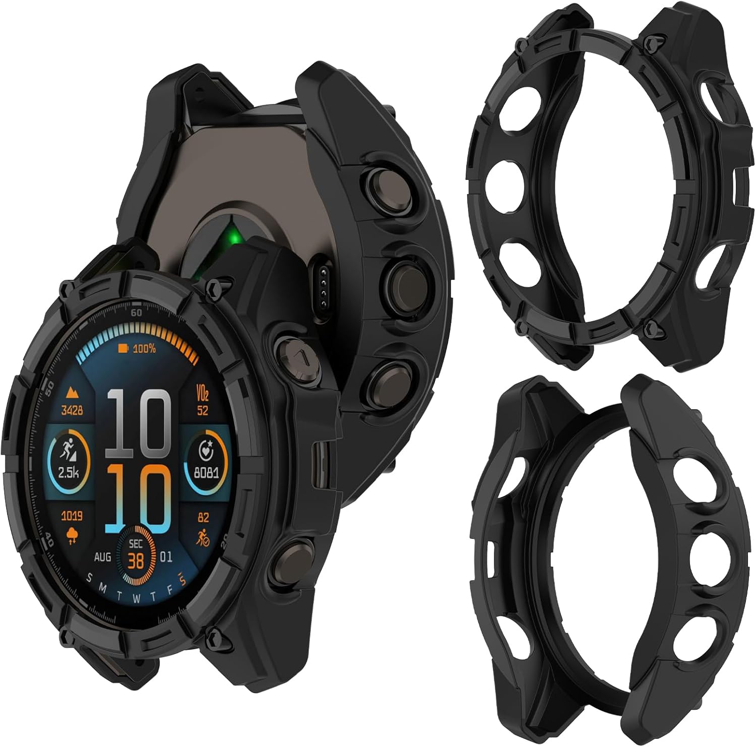 Garmin Fenix 8 47 mm, Anti-Stain, Scratch-Resistant, Shockproof Cover