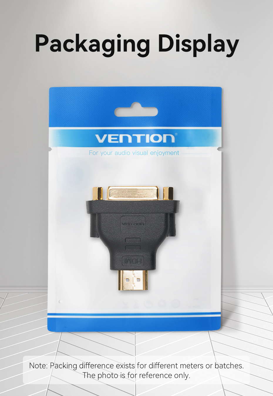 Vention HDMI Adaptor Male to DVI Female 24+5 Bi-Direction ECCB0