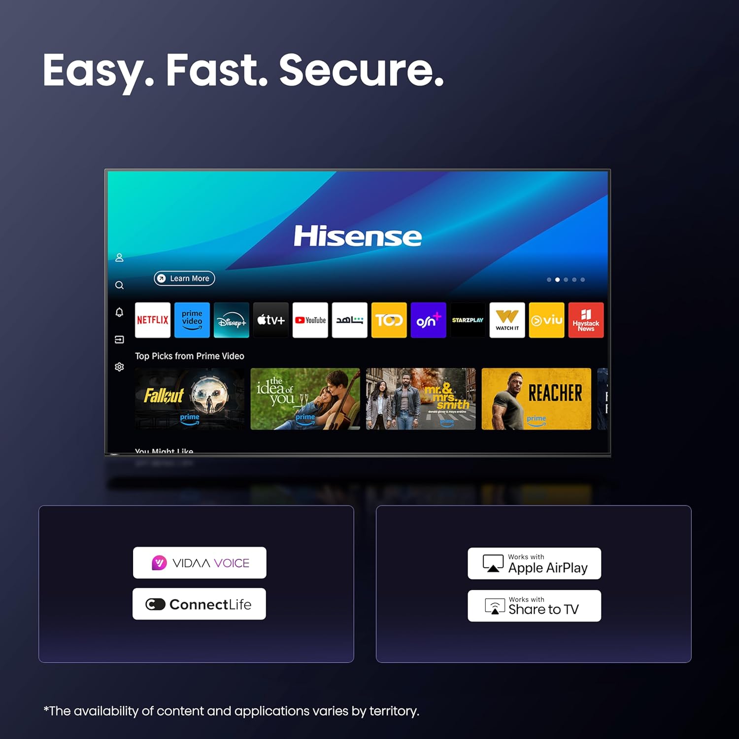 Hisense 98E7Q 98'' 4K Smart QLED  TV