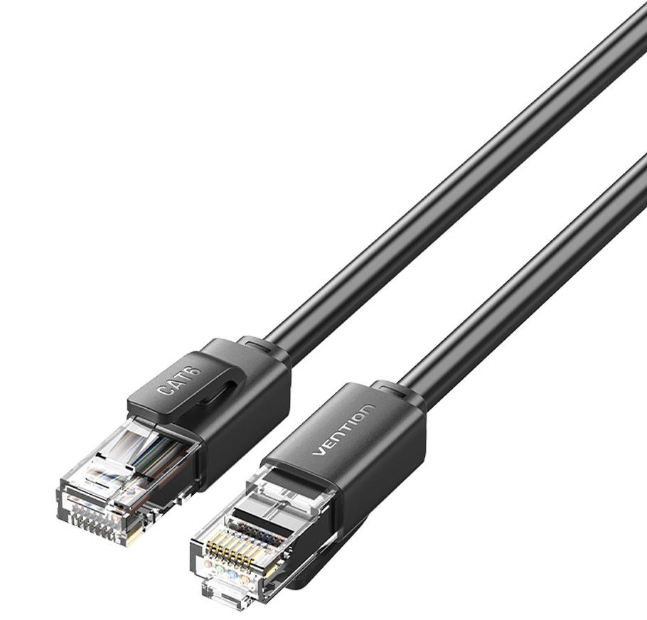 Vention NETWORK Cable CAT6 UTP 1.0m Black IBRBF