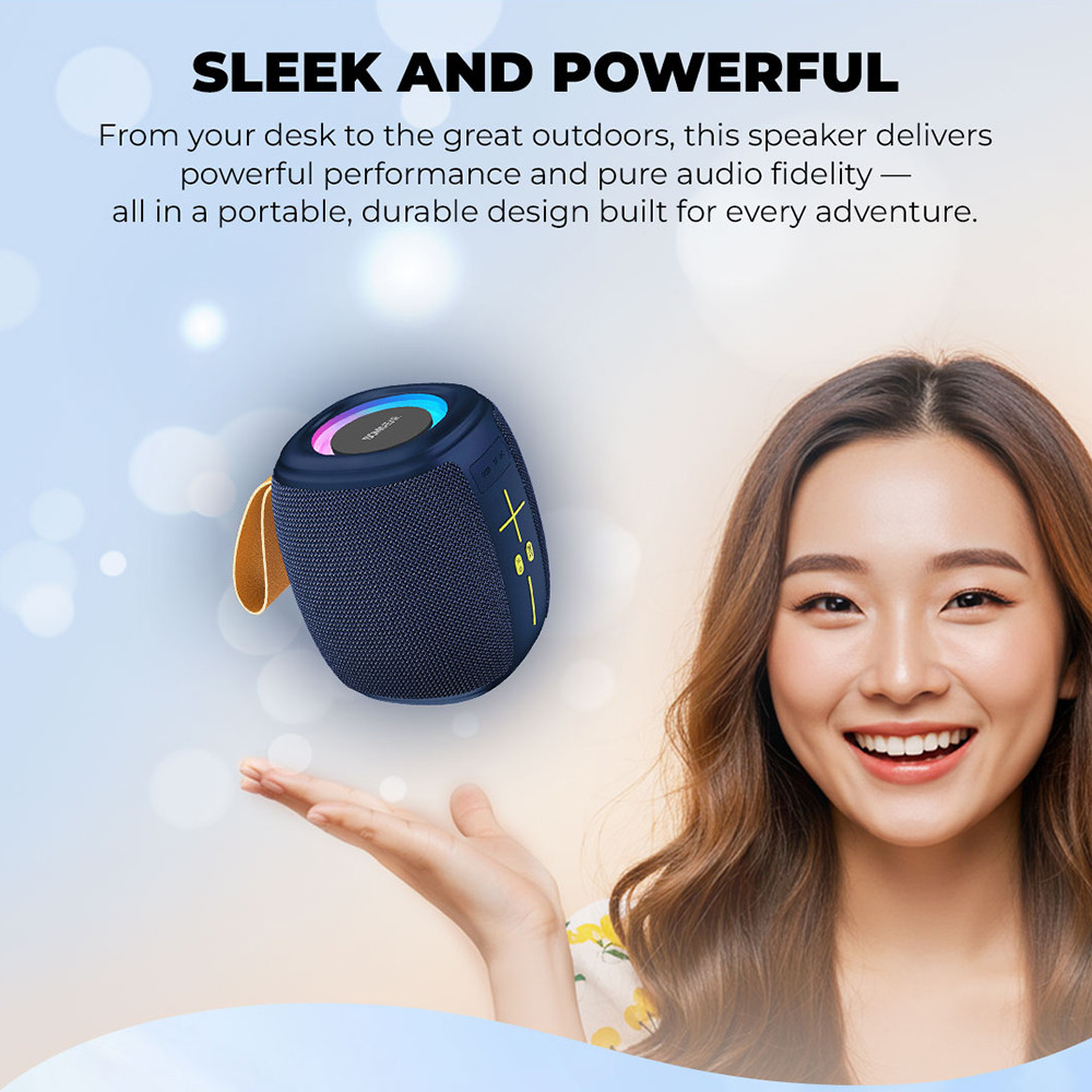 SonicGear Portable Speaker TWS BT/USB/FM/RGB SONICGO! 5 Storm White