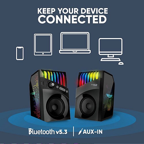 Armaggeddon LUMO 2 RGB 2.0 BT/USB Gaming Speakers 20W