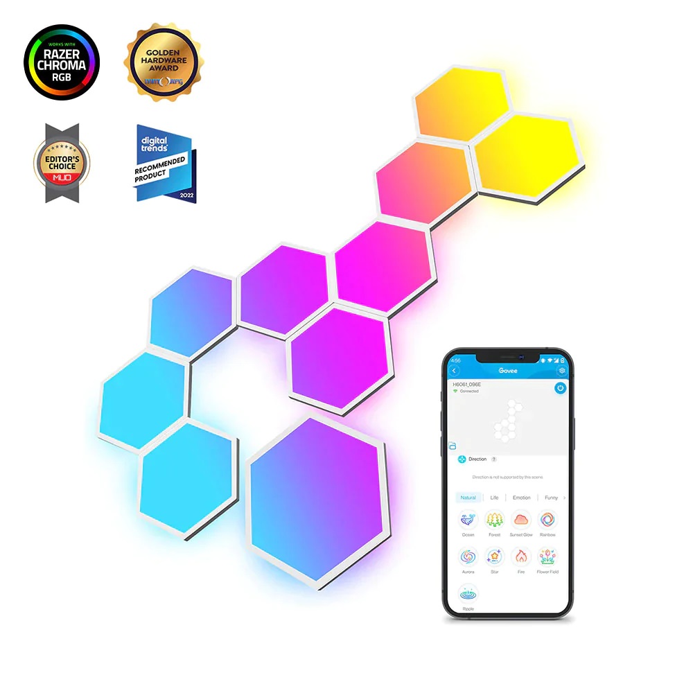 Govee Glide Hexa Light Panels 10pcs B6061