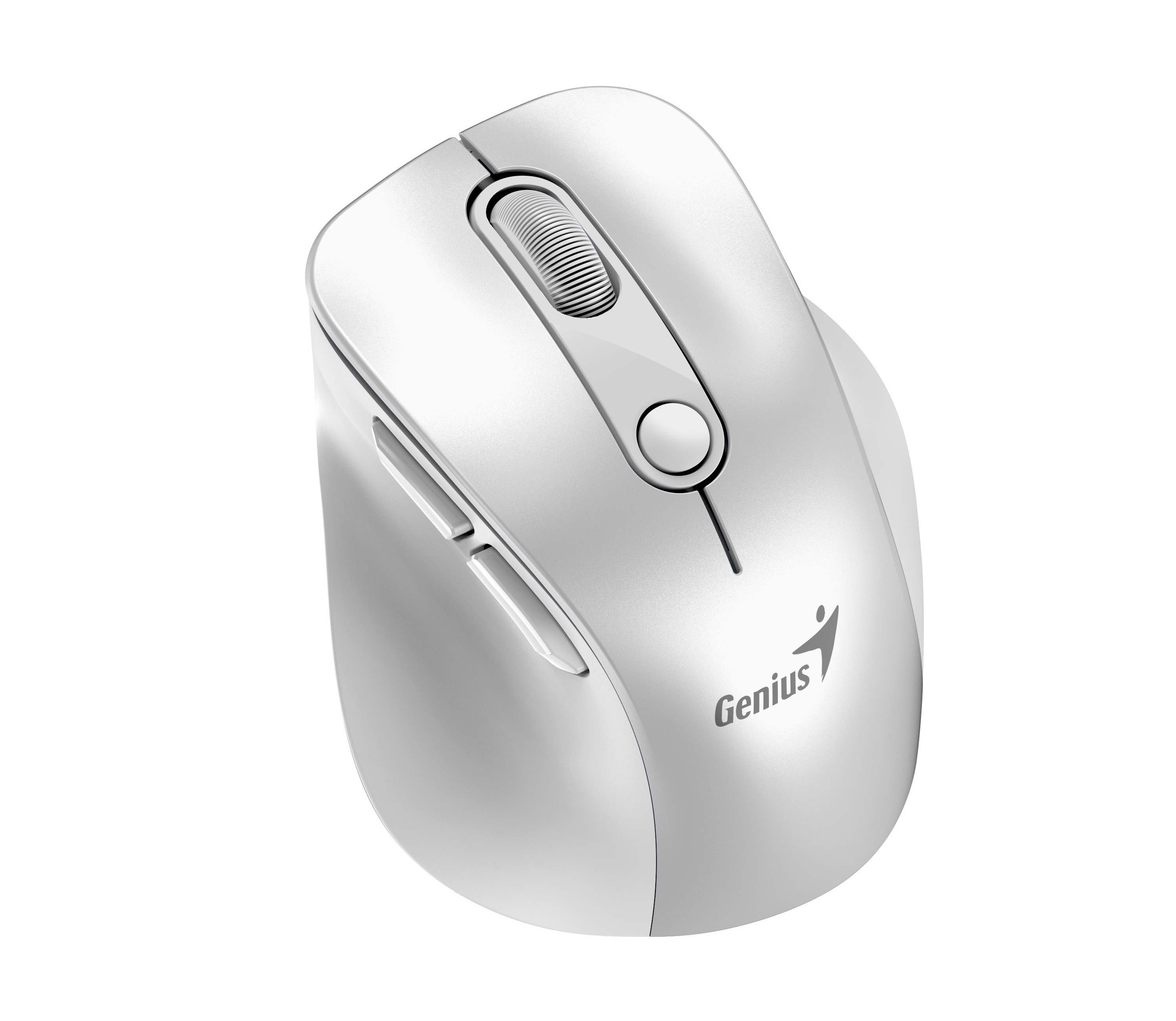 Genius Mouse Wireless+BT Rechargeable Mini RGB Ergo 9000S Pro White