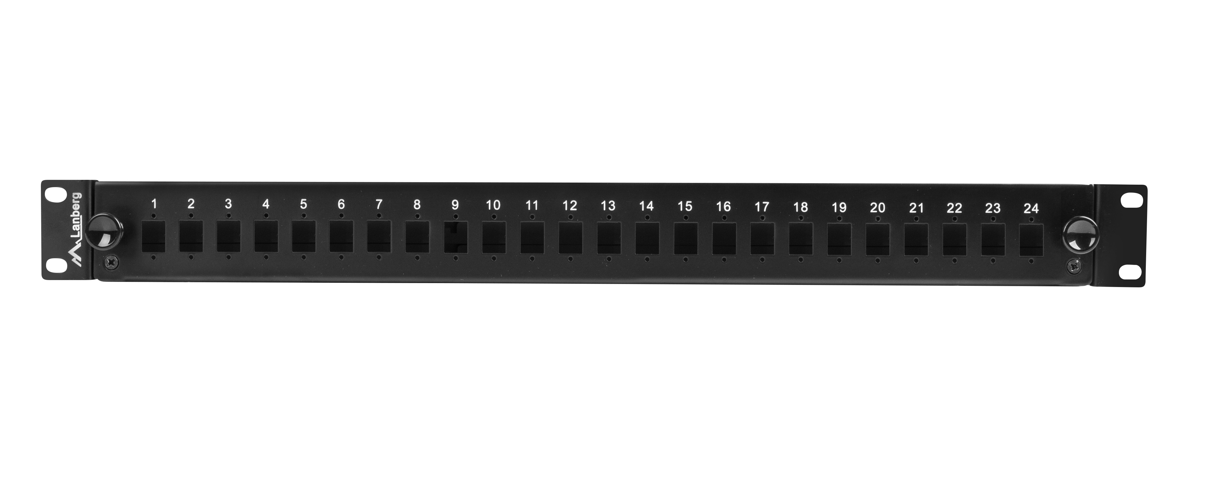 Lanberg Fiber Optic ODF for 24xSC Simplex or 24xLC Duplex Adapters R/M Metal Black