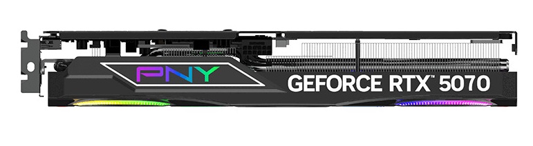 PNY GPU Graphics Video Card GeForce RTX 5070 12GB GDDR7 Triple Fan Overclocked 3x DisplayPort, HDMI & DLSS 4 VCG507012TFXPB1-O