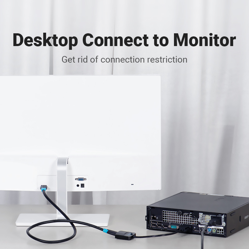 Vention Converter VGA+Audio to HDMI & USB Power 0.5m ACNBD