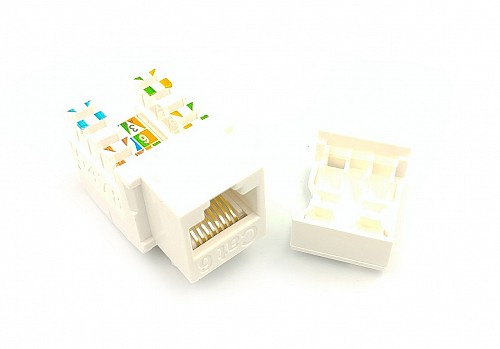 Kuwes UTP CAT6A Keystone Jack 90DEG