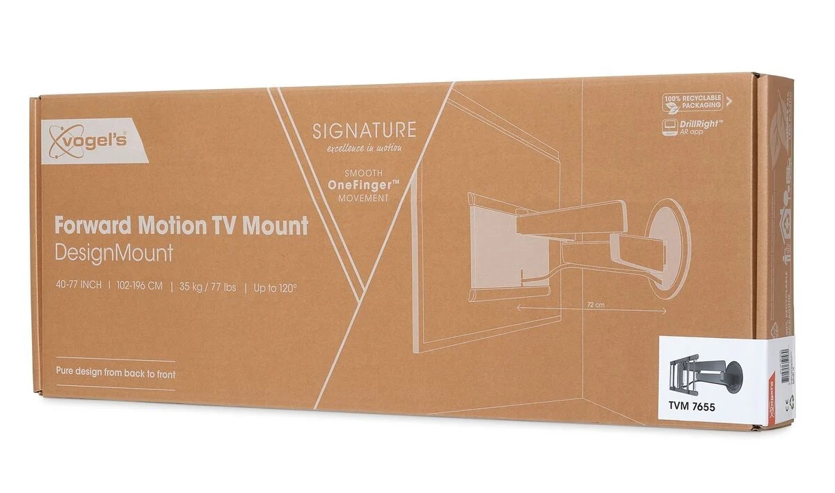 Vogels SIGNATURE TVM7655 OLED TV Wall Mount 60x40 Turn 4 arms 35kg 72cm