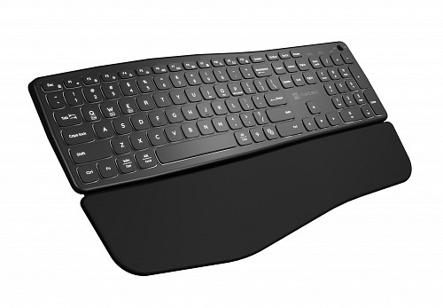 Natec PORIFERA Wireless Rechargeable Keyboard 2.4GHz + BT