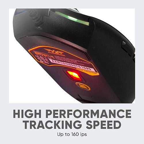 Armaggeddon Raven III Stealth Pro Gaming Silent Mouse
