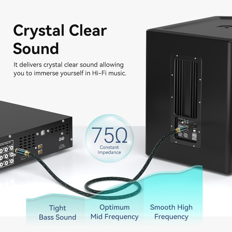 Vention AUDIO Digital Coaxial RCA Cable 3.0m BCTGI