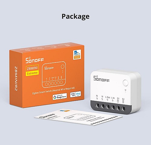 SONOFF Zigbee Smart Switch ZBMINIR2