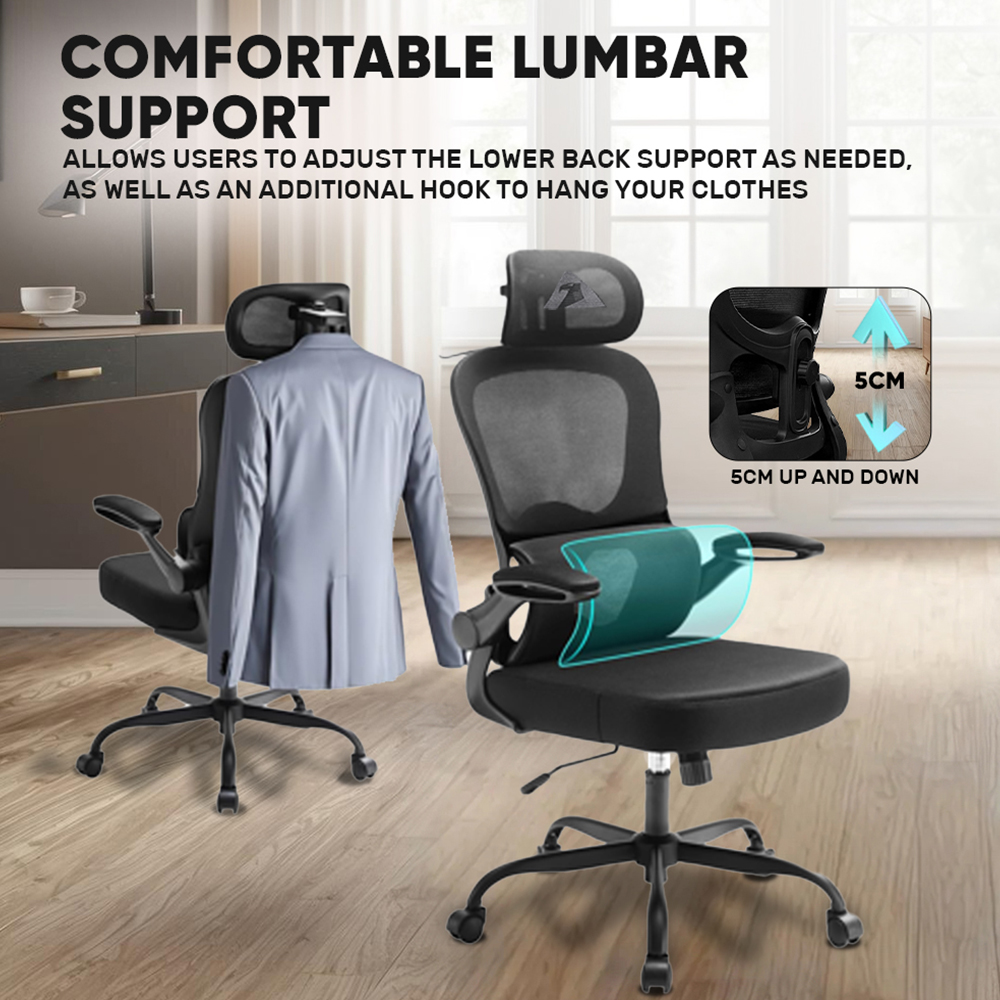 Armaggeddon Office Chair Mesh VERTEBRAE V3 Black