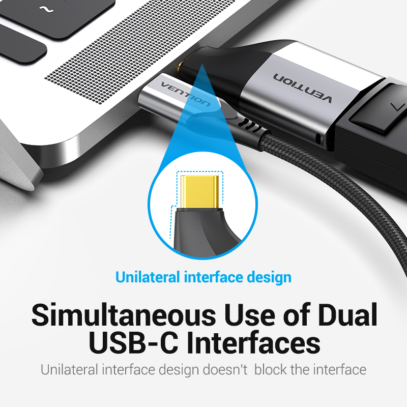 Vention Converter USB-C to DP Adapter 4K60Hz Metal TCCH0