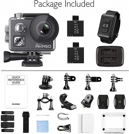 Akaso Action Camera 4K60FPS 20MP V50 ELITE