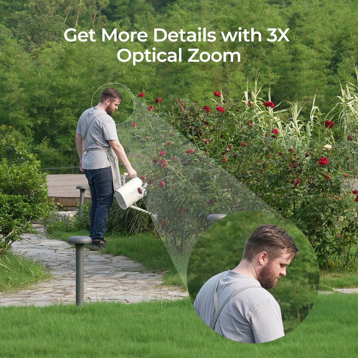 Reolink WIFI Outdoor PTZ Camera 4K 3x Optical Zoom E1 Outdoor Pro