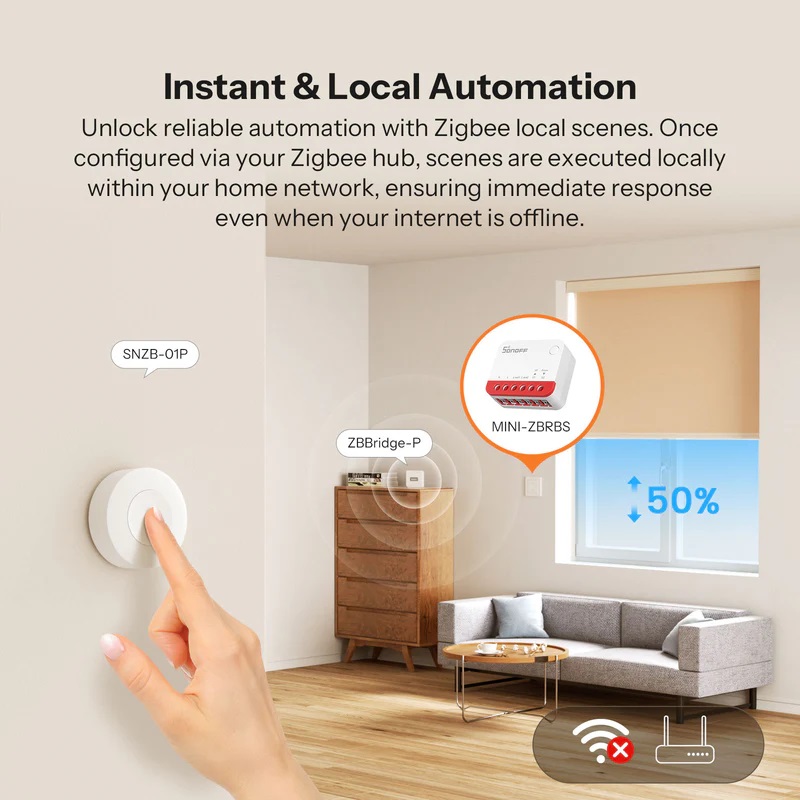 Sonoff Zigbee MINI-RBS For Roller Shutter