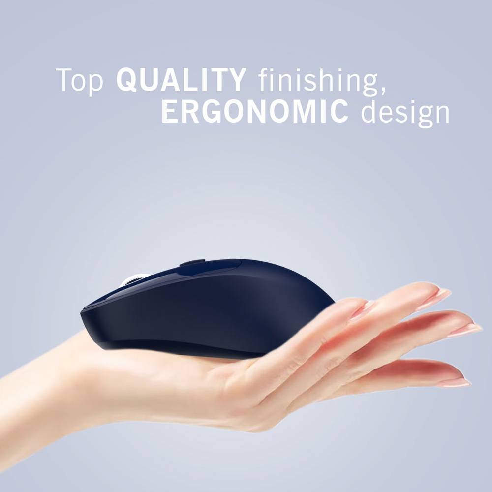 Alcatroz Mouse Wireless & BT Recharg Silent AIRMOUSE DUO 6 Blue (2025)