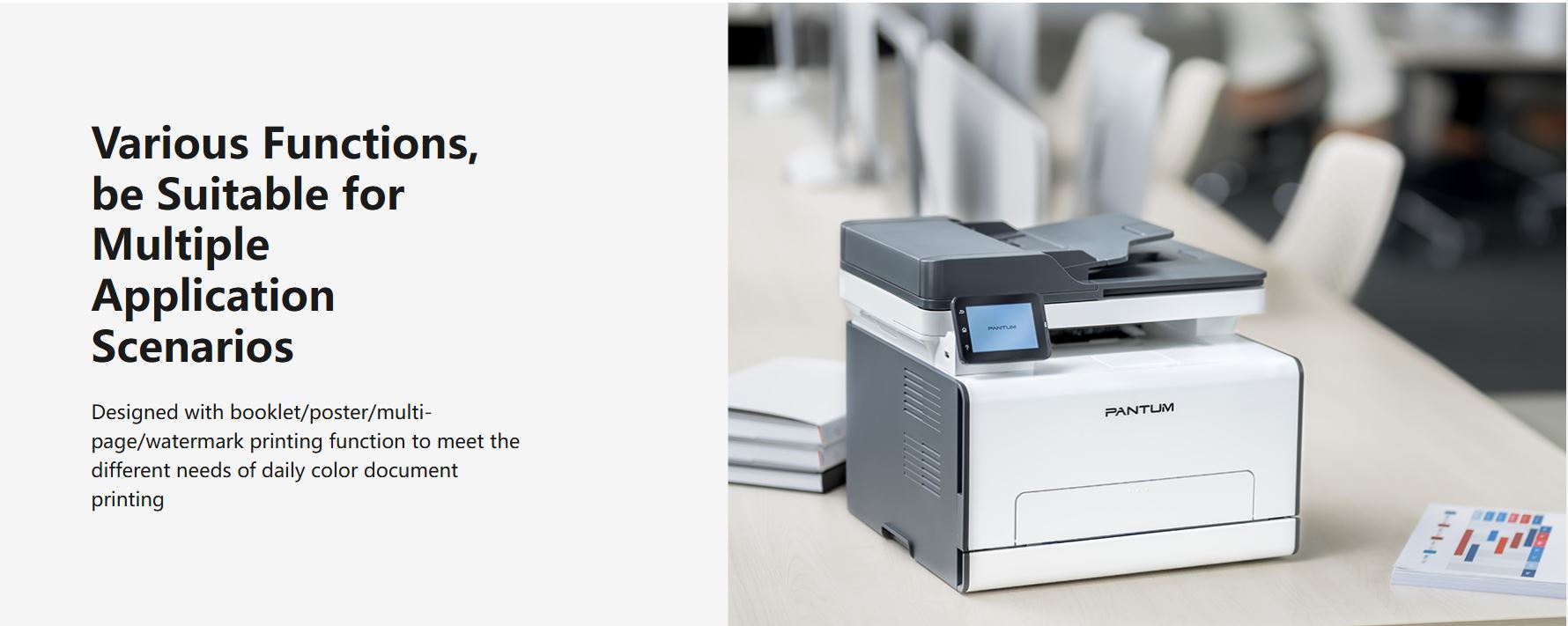 Pantum CM2100ADW Laser MF Color Printer Duplex/Lan/WiFi 20 ppm
