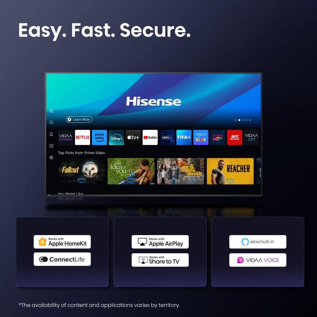 Hisense 55U8Q 55'' 4K Smart QLED MINI LED 144hz TV
