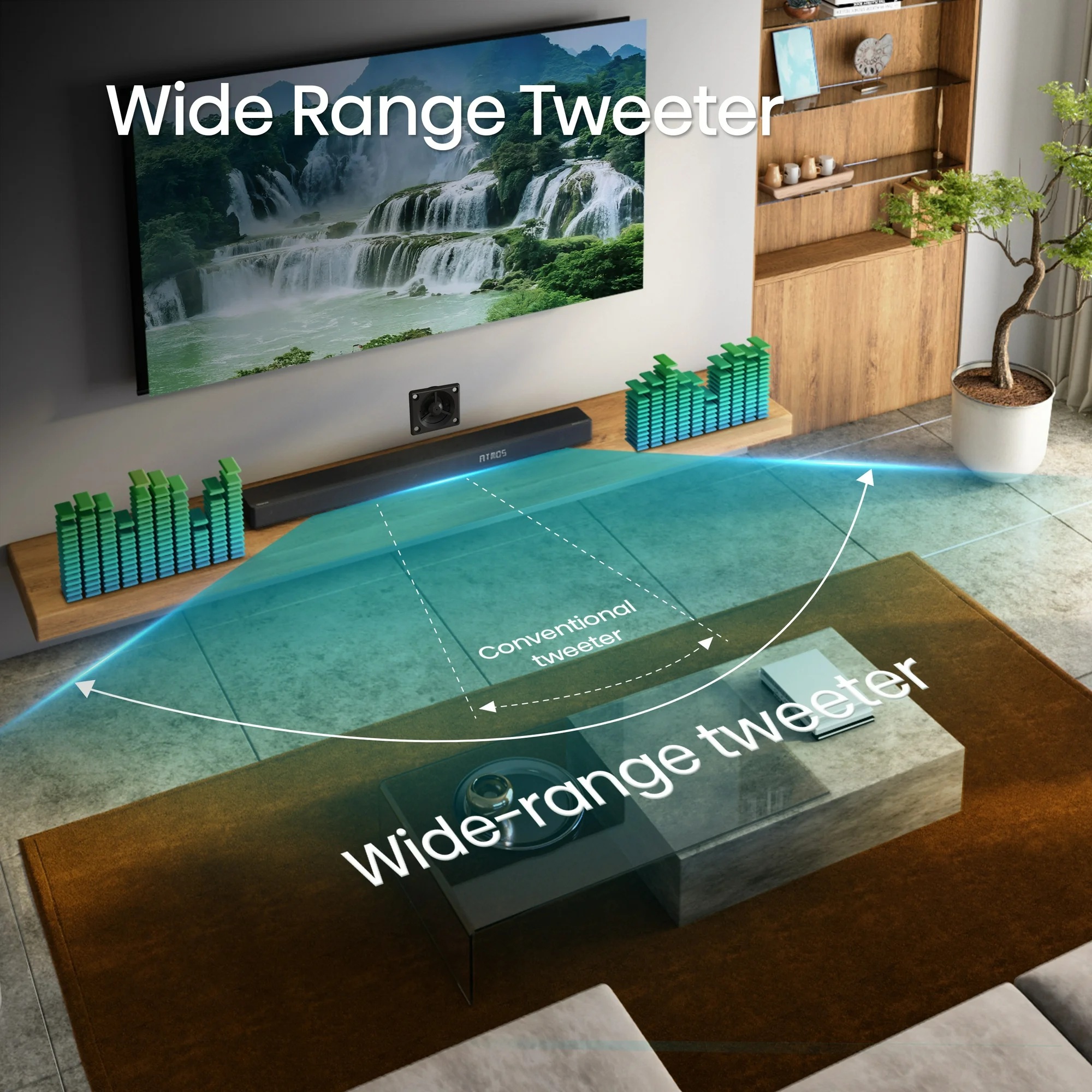 Hisense Soundbar AX3120G 3.1.2 CH 360W BT/USB/Optical DOLBY ATMOS