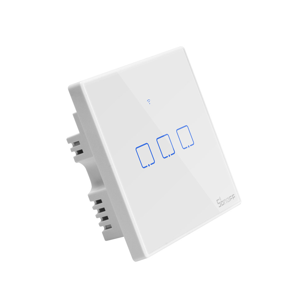Sonoff T2 UK 3C WiFi Smart Wall Touch Switch White