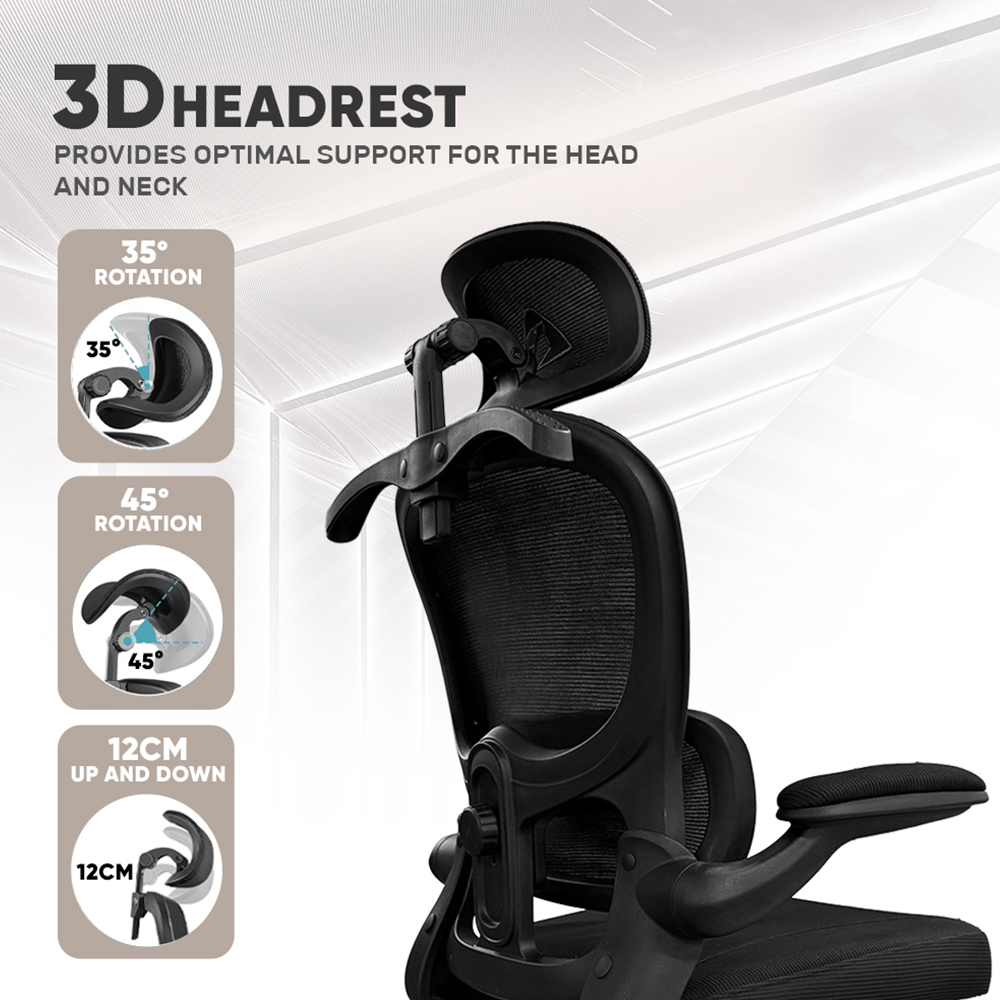 Armaggeddon Office Chair Mesh VERTEBRAE V3 Black