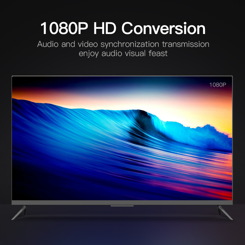 Vention Converter VGA+Audio to HDMI & USB Power 0.5m ACNBD