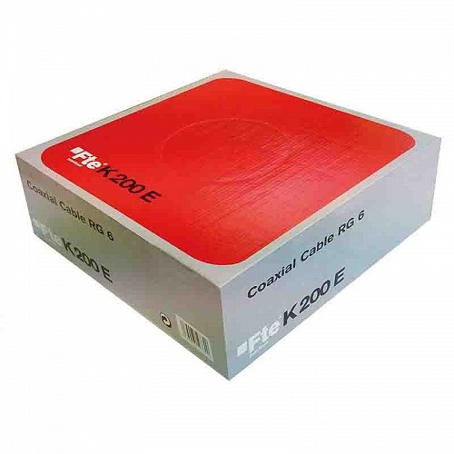 FTE K200E Coaxial Cable RG6 100m Carton box