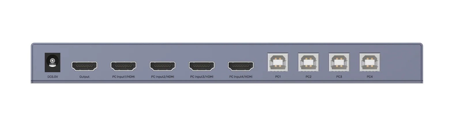 Unitek KVM HDMI 4K60Hz Switch 4-1 with 4-Port USB Hub V306A
