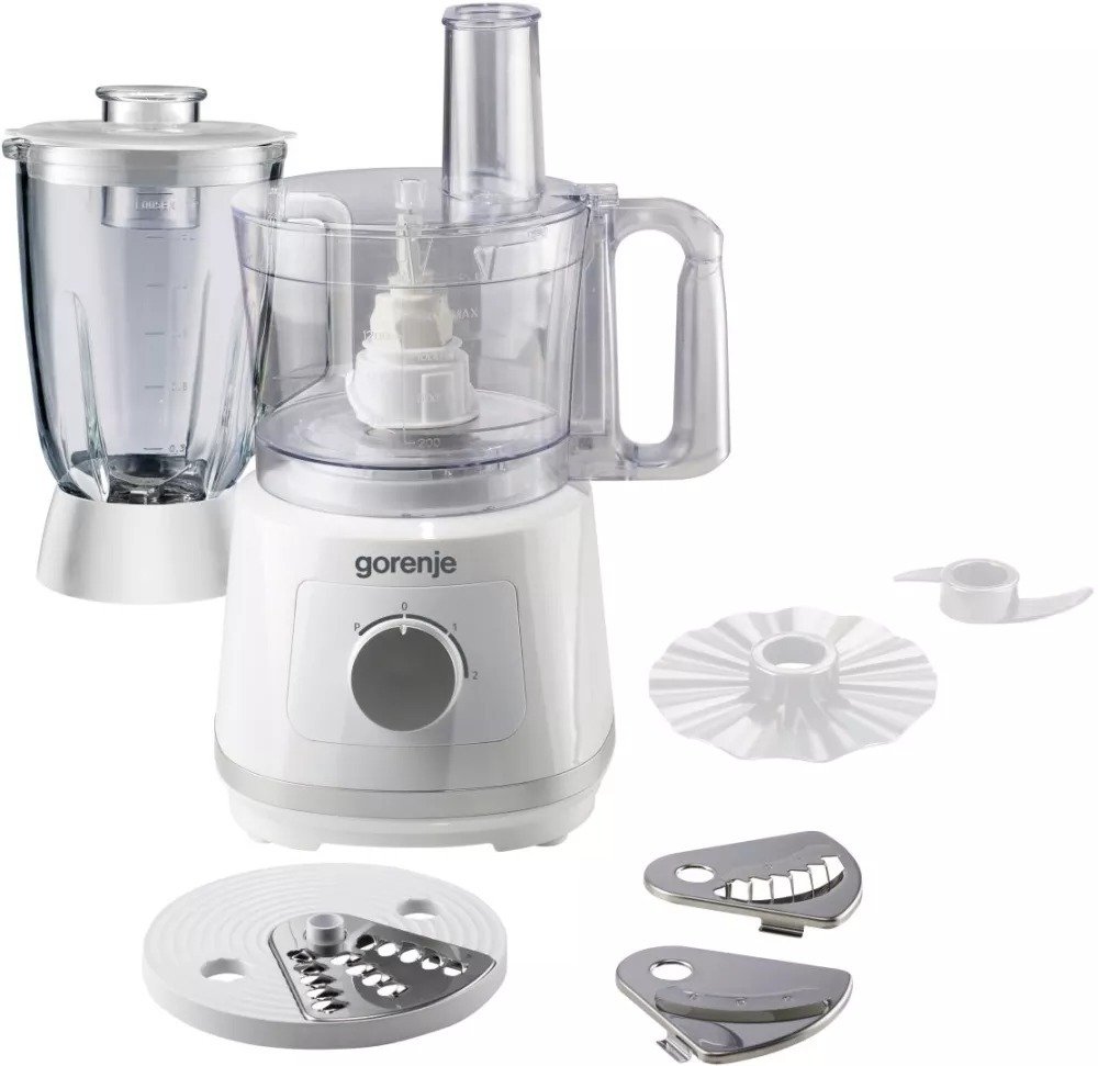 Gorenje Kitchen Blender Food Processor 800W with 5 attachments SB801W White/Inox