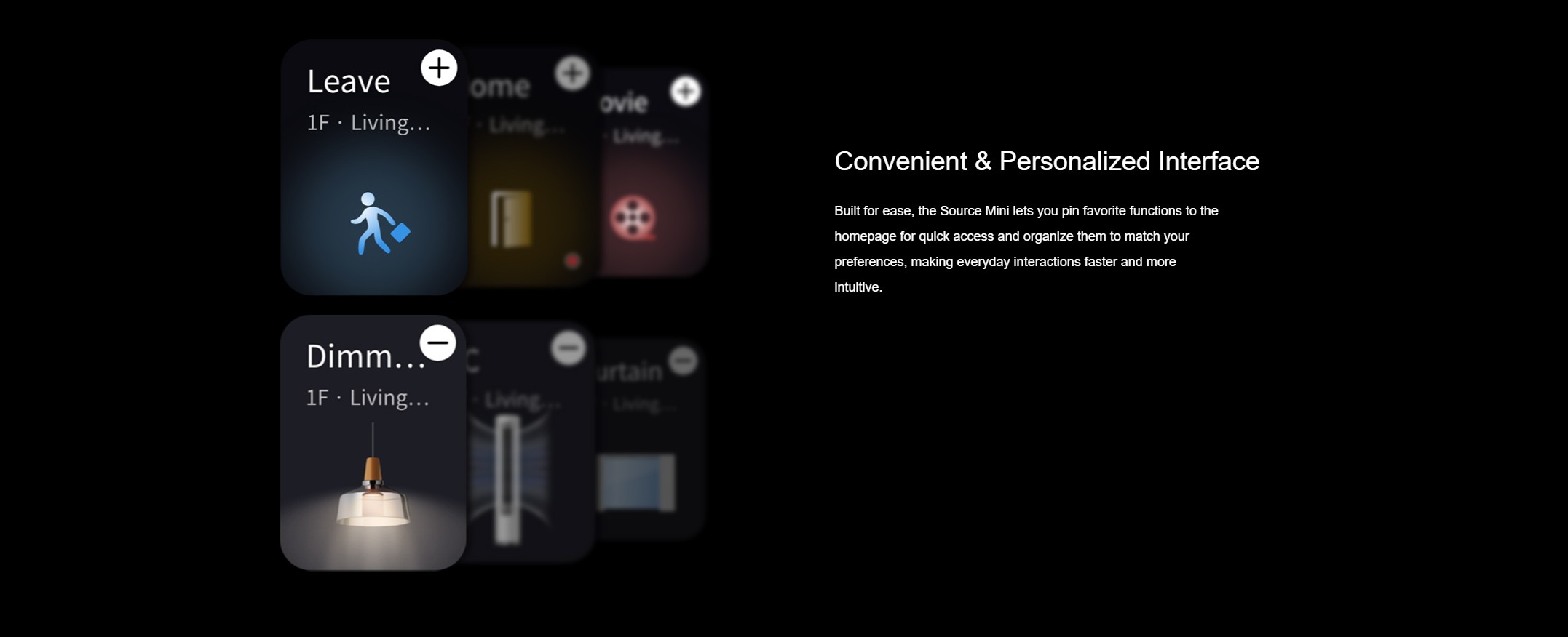 HDL Panel SOURCE Mini Panel 4" Touch Screen Black