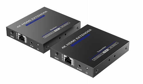 Lenkeng HDMI Extender over Ethernet 70M 4K POC IR Loop LKV565P