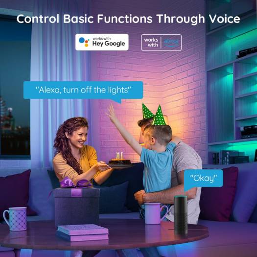 Govee LED Light Strip RGB Smart WiFi & BT 10m H6110