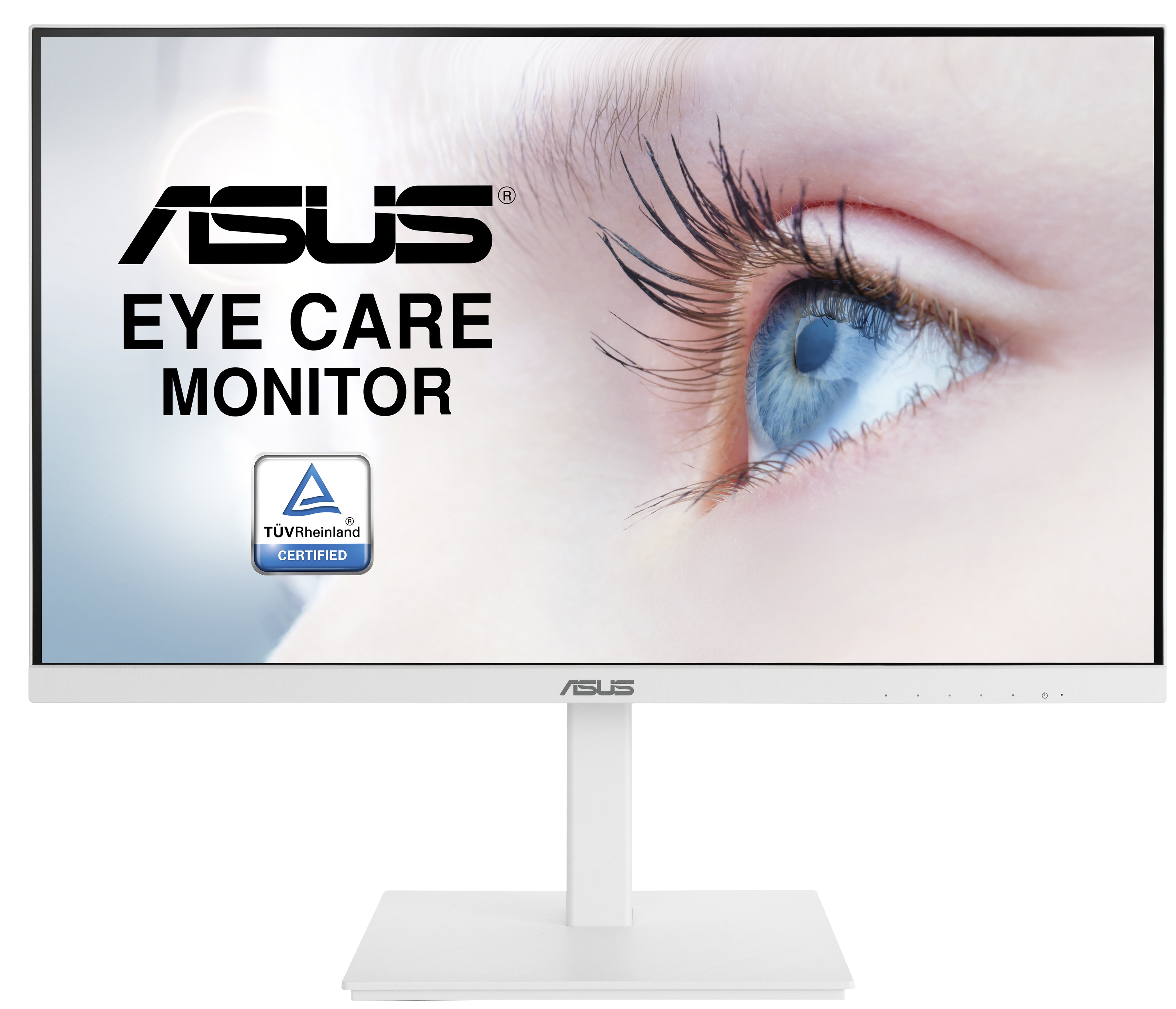 ASUS Monitor EyeCare 27'' FHD 75Hz Ergonomic USB Hub Speakers Frameless White VA27DQSB-W