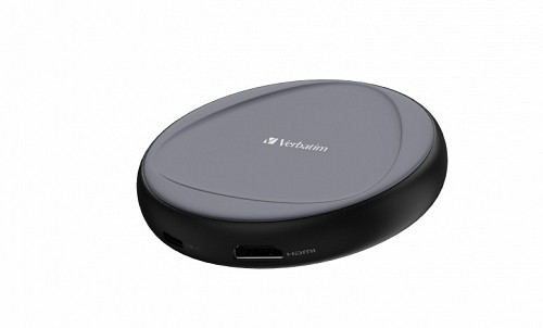 Verbatim Share My Screen USB-C Wireless Display Adapter 4K with Hub WDA-02