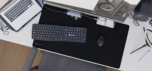 Natec COLORS SERIES XL Mousepad Obsidian Black