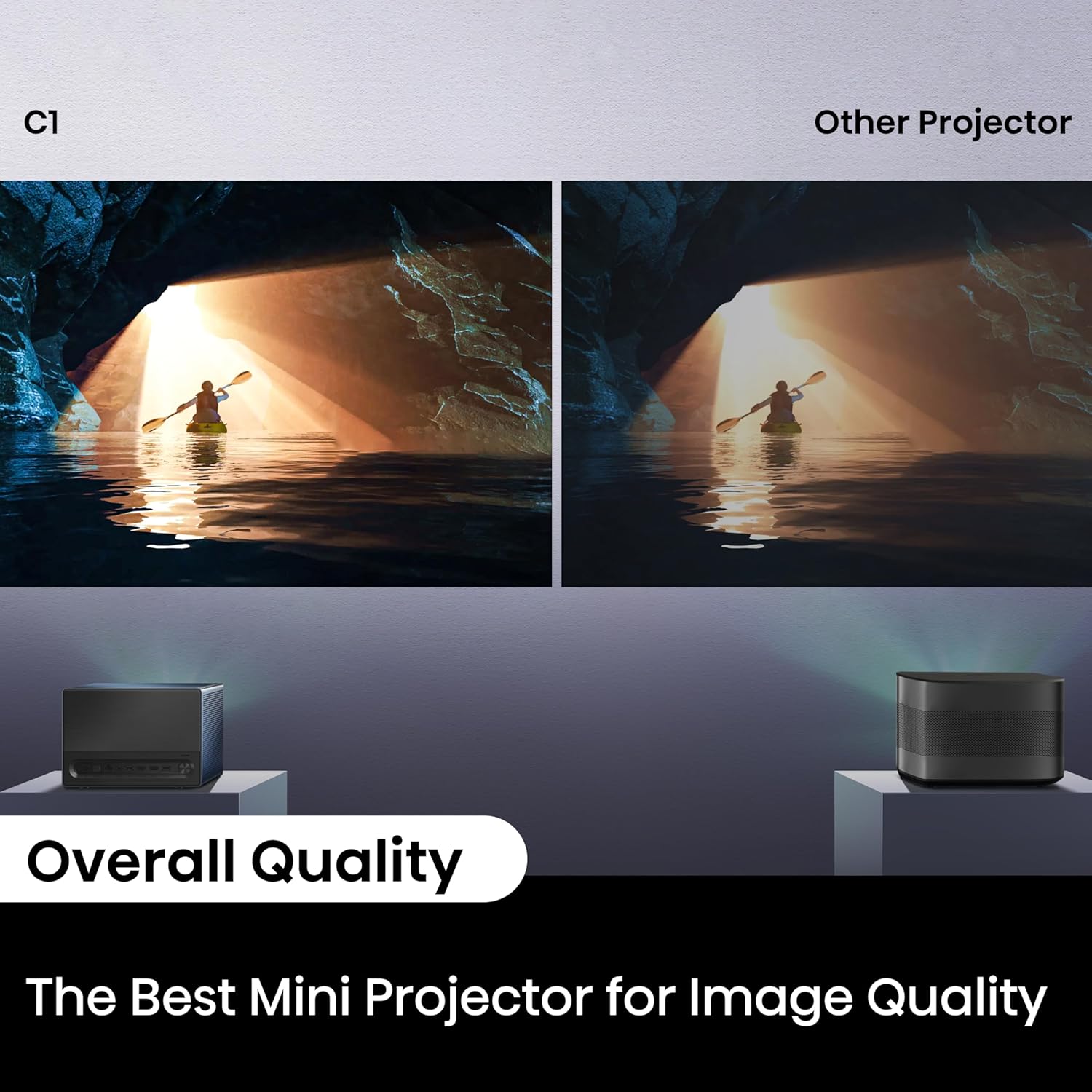 Hisense C1 4K Laser Portable Mini Projector