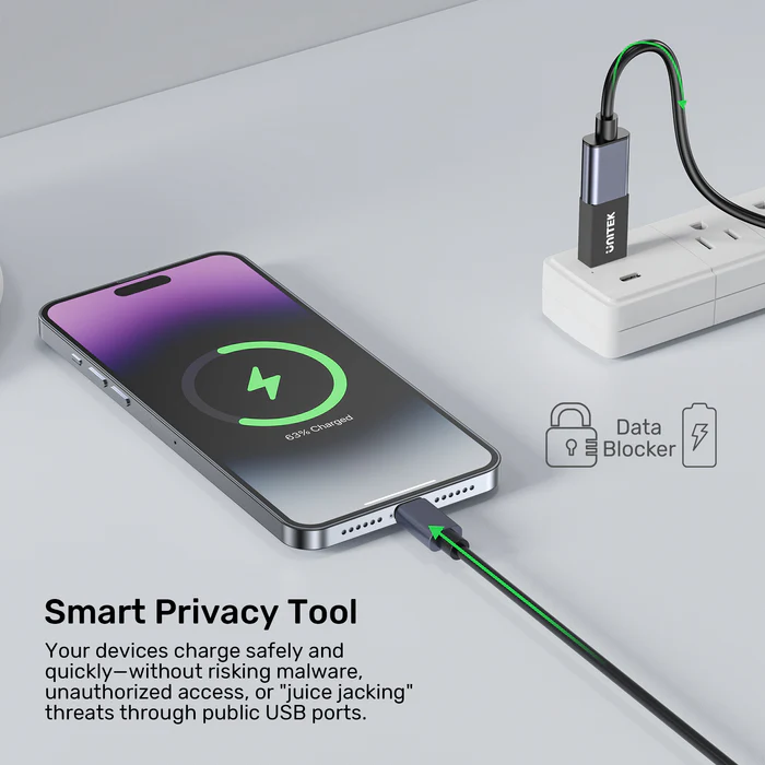 Unitek USB-A Data Blocker Support Charging 5V2A (2 pack) A1056A