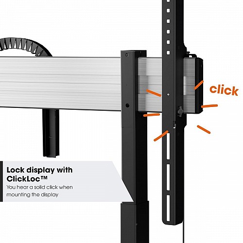 Vogels RISE2005 Motorised Floor to Wall Bracket 80x60 140kg Black