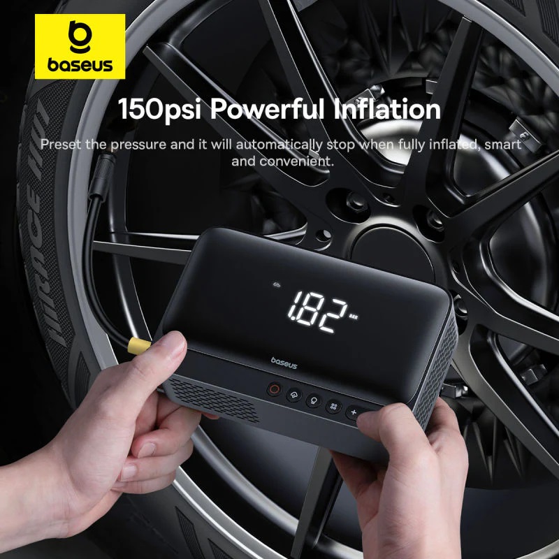 Baseus Car Jump Start Booster & Powerbank + Inflator 6000mAh 600A SUPER ENERGY