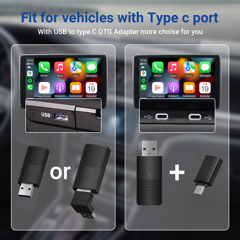 MINIX CAR Wired to Wireless CarPlay USB Dongle CP86